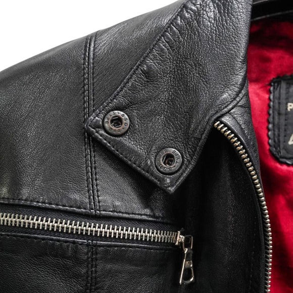 VINTAGE VALENTINO WOMEN'S LEATHER JACKET - Picture 4 of 4